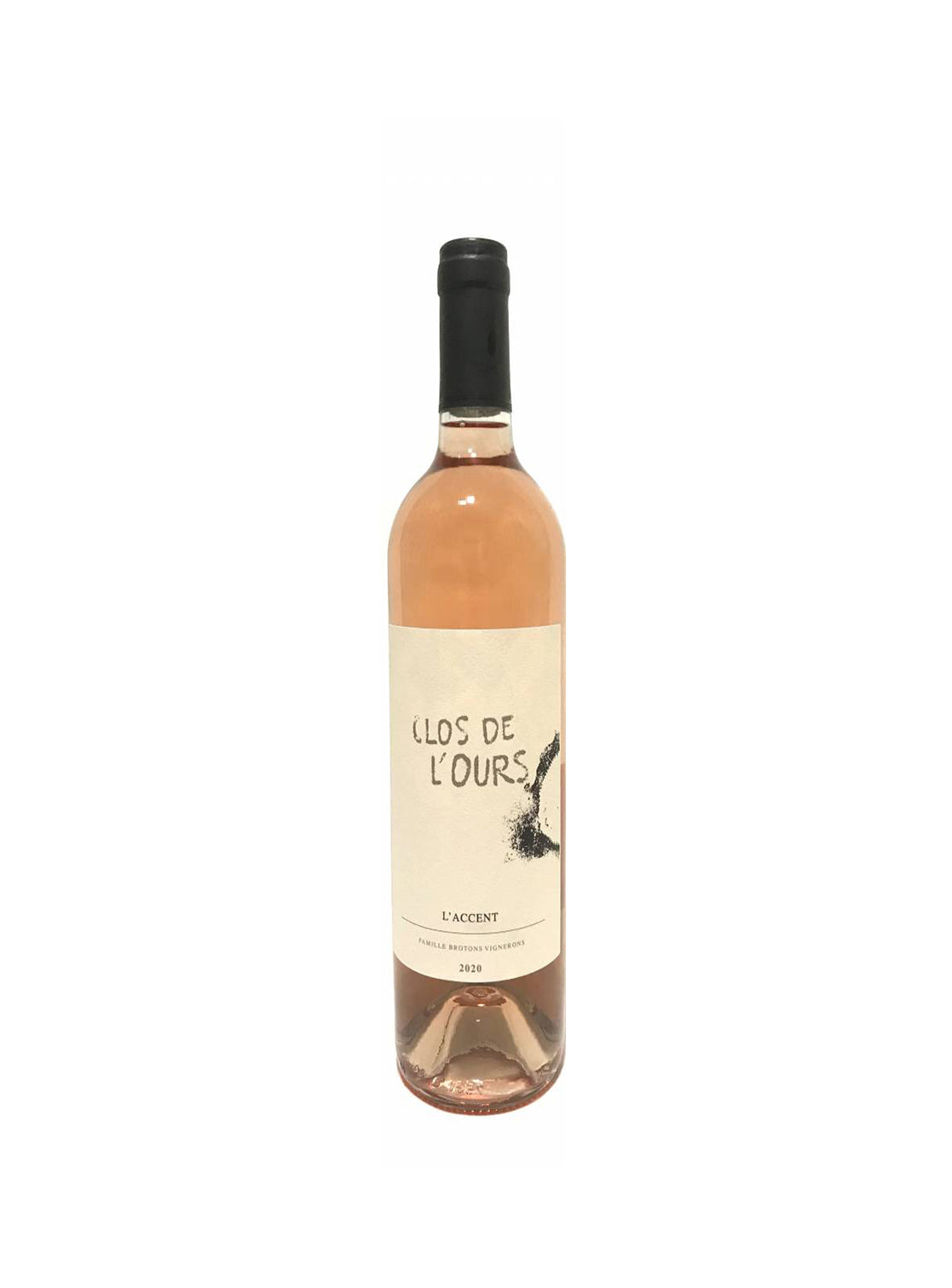 CLOS DE L'OURS "L'ACCENT" ROSE 2020 (PROVENCE)