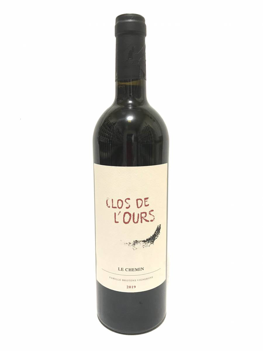 CLOS DE L'OURS "LE CHEMIN" ROUGE 2019 (Provence)